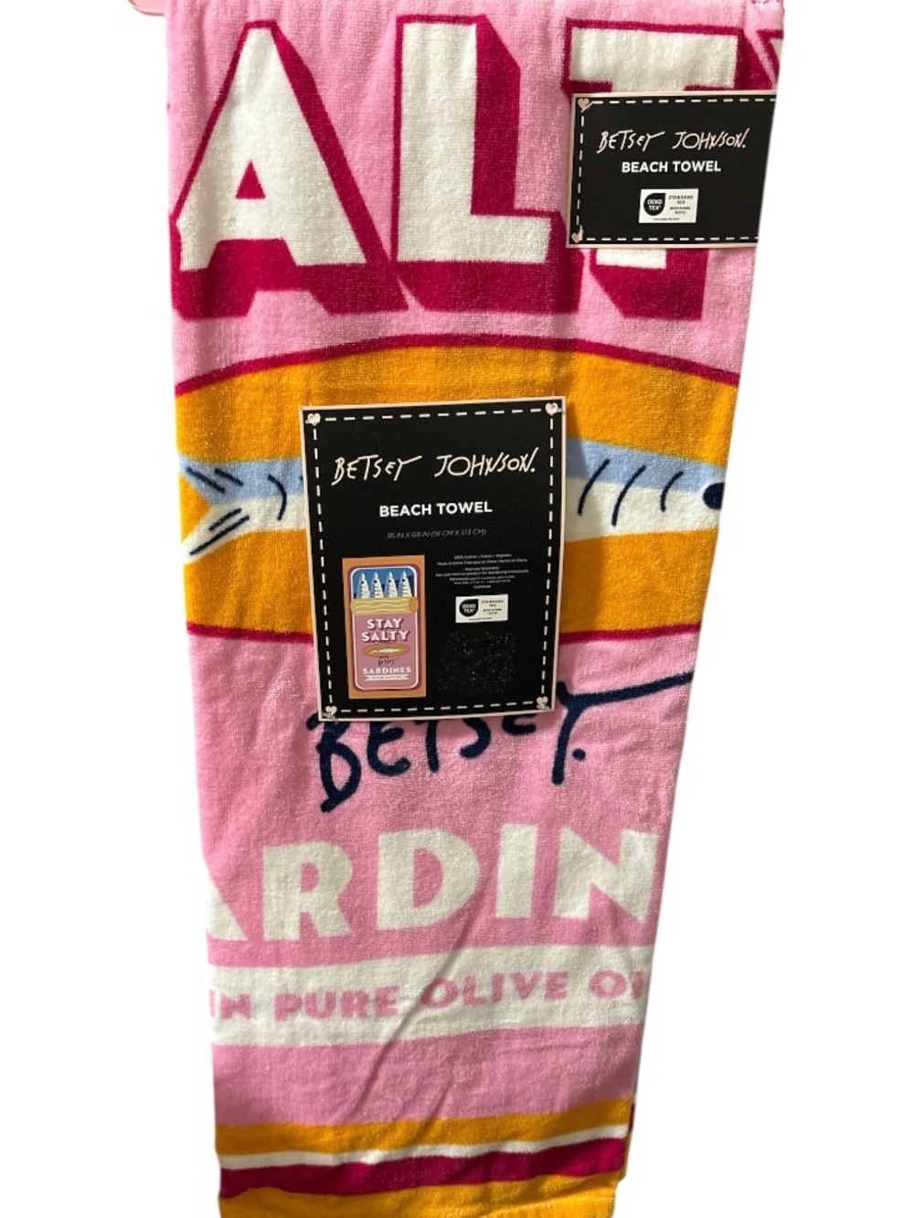 Betsey Johnson Beach Towel